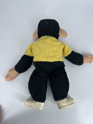 ぬいぐるみ Vintage Stuffed Toys 14” Vintage Mr. Bim Zippy Plush Monkey Chimpanzee Rubber