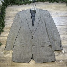 Vintage Wool Blazer Size 42L 42 Long Sports Coat Made In USA Evan Picone
