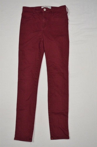 Hollister 0 24 x 29 Maroon Red Skinny 