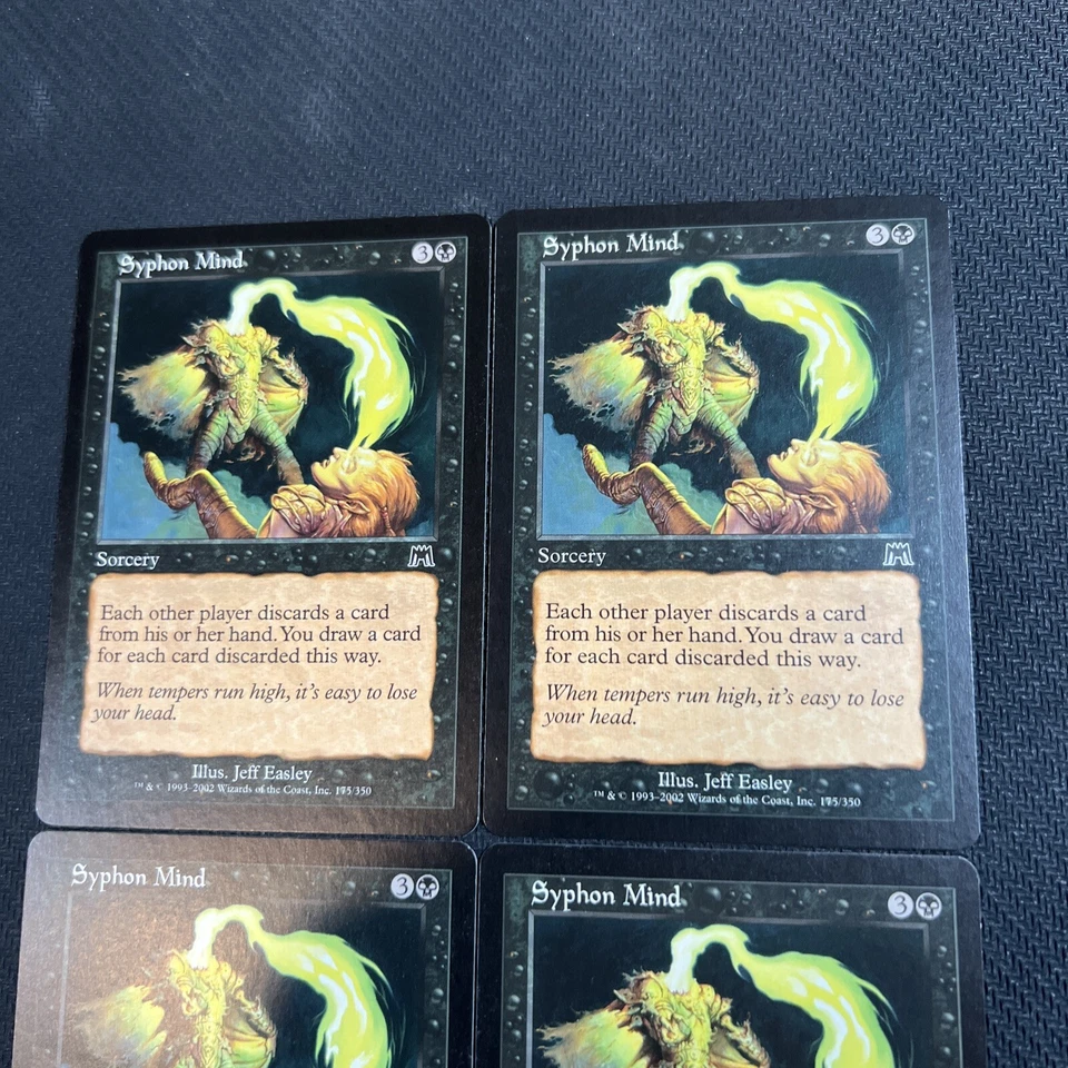 Syphon Mind Magic The Gathering Mtg Onslaught Playset Card 4 NM - Image 2 of 4