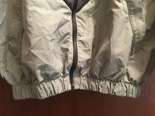 Skilcraft Army Jacket Mens Small-Reg Zip Up Wind Breaker Gray/Black - Picture 3 of 9