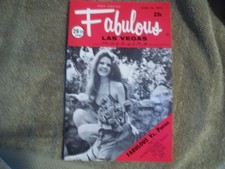 Fabulous Las Vegas Magazine Don Adams Lola Falana Milton Berle 6/16/1973