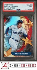 2025 TOPPS STARS OF MLB SERIES 2 #SMLB42 FREDDIE FREEMAN POP 6 PSA 9