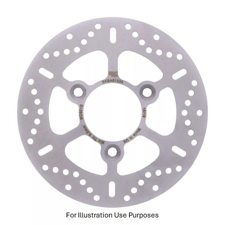 EBC Scooter Solid Front & Rear Brake Disc Front Left for Benelli K2 100 1999-01