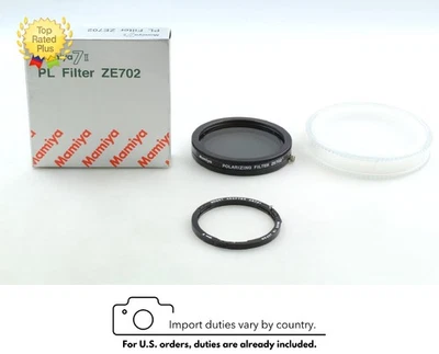 [MINT in BOX] Mamiya ZE702 PL Polarizing Filter AN701 Adapter 7 7II From JAPAN - Image 1 of 4