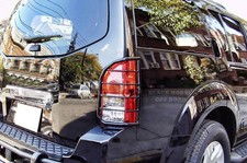 Black Horse Tail Light Guards Black Fit 2005-2025 Nissan Pathfinder