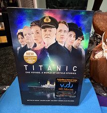 ITV Studios Titanic Complete Mini-Series DVD Bonus Copy Commentary NR Tall Case