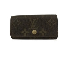 Louis Vuitton Monogram Multicles 4 Ring Key Case Brown
