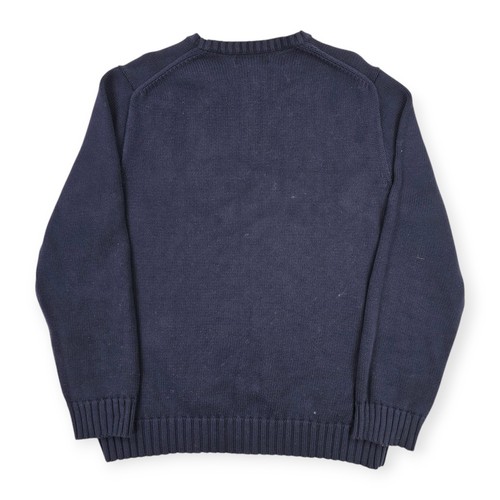 Polo Ralph Lauren USA Flag Knitted Jumper Blue Men's XL - Picture 2 of 8