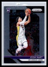 2018-19 Panini Prizm #46 Josh Hart Base Rookie Card RC Lakers Knicks. rookie card picture