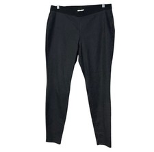 Eileen Fisher Women  s Size L Black Pull On Jegging Pants Organic Cotton