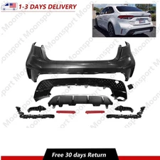 For 2020-2022 Toyota Corolla SE XSE 2.0L Rear Upper & Lower Bumper Cover Kit