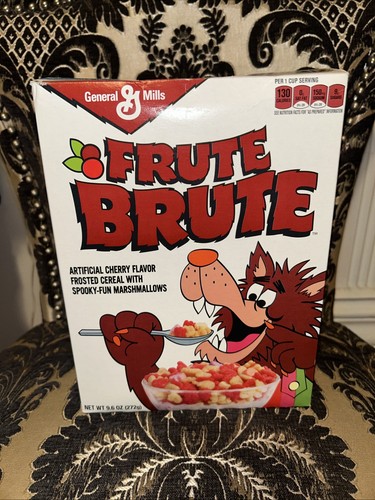 Frute Brute Cereal Box (empty) 2013 General Mills Monster Cereals *some boxwear