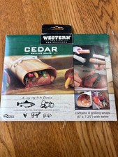 Western Premium BBQ 81231 Cedar Grilling Wrap, 8-Pk. - Quantity 1
