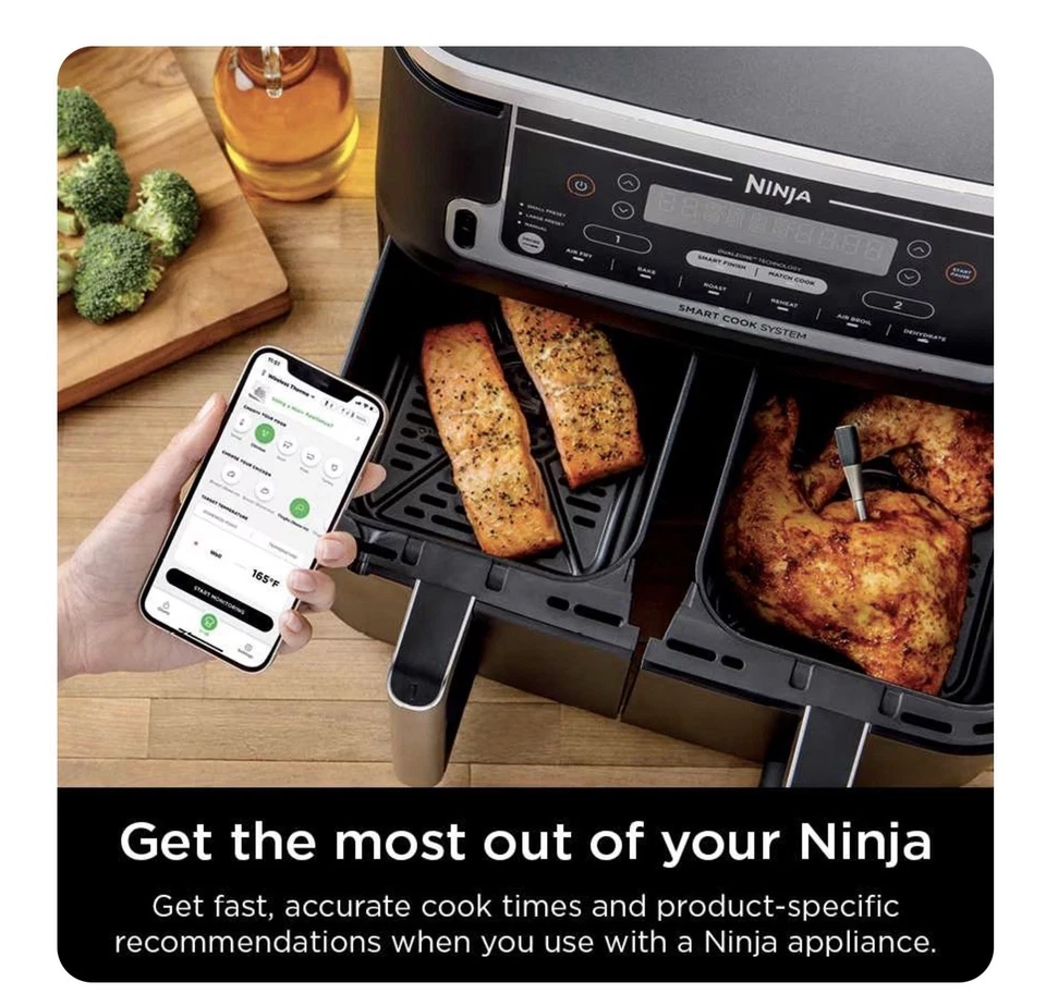 Ninja ProChef 无线肉类温度计 WP100 – 数字烹饪温度探测器 全新 — 第 3/4 张图片