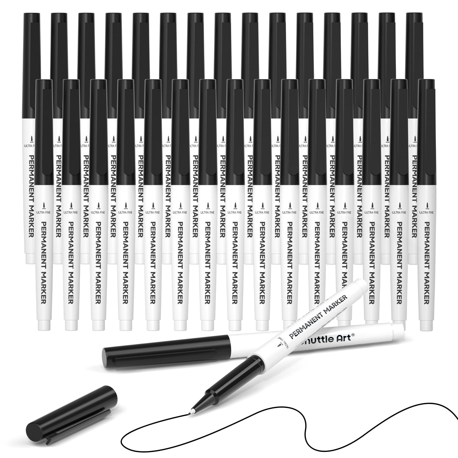 Shuttle Art Permanent Marker, 30 Pack 1 Count (Pack of 30), 
