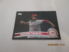 EDINSON VOLQUEZ REDS 2011 TOPPS WALMART BLACK CARD #63