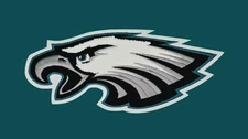 Philadelphia Eagles Chenille Patch Huge 12"x5" Iron-On / Sew-On