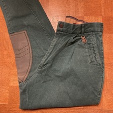VTG Miller  s women  s Equestrian riding Pants breeches Teal Size 28L. Made In USA