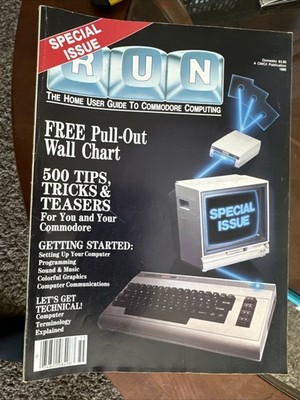RUN Magazine for Commodore  8-22 and Special Issue 1,2,3