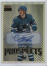 2024-25 Skybox Metal Universe Premium Prospects Collin Graf #PP-28 Auto 1da5
