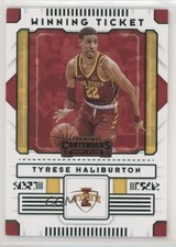 2020 Panini Contenders Draft Picks Winning Tickets Green Tyrese Haliburton n1u
