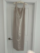 Alex Evenings Women's Size 6 Dress Wedding Mother of the Bride Tan BeigeFreeShip