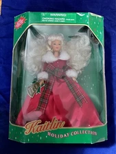 1996 Kaitlin 11 1/2" Doll Holiday Collection by JPI Poseable Body Doll Toy NIB