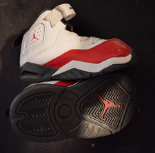 Toddler 7C Jordan B'Loyal white high top basketball kids shoes
