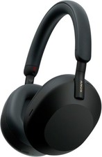 Sony WH1000XM5 NoiseCanceling Wireless Over-Ear Headphones Black 