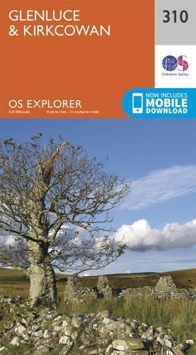 Glenluce & Kirkcowan Map Southern Upland by Ordnance Survey (Map 2015) - Image 5