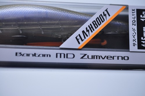 Shimano Bantam MD Zumberno 115SP 15g Flashboost Minnow Clear Wakasagi FB NIP - Picture 4 of 5