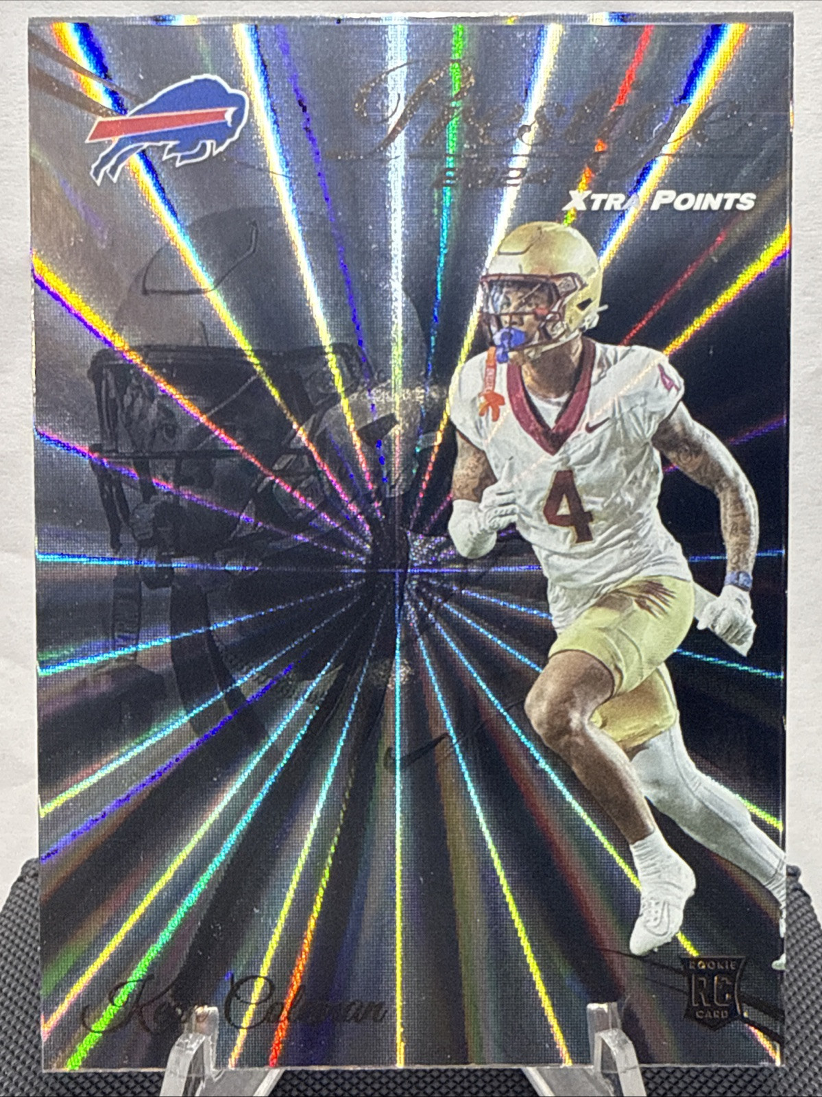 2024 Panini Prestige - Rookies Xtra Points Sunburst #339 Keon Coleman (RC)