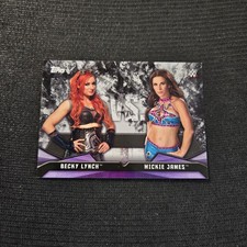 2017 Topps WWE Rivalries Becky Lynch/Mickie James Card RV-10