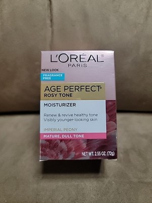 2.55oz/72gLoreal Age Perfect Rosy Tone Moisturizer Natural Dull Tone New In Box