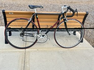 Vintage Blanche Road Bike Made In Italy