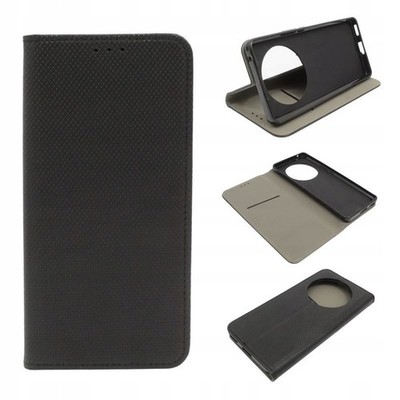 FÜR HONOR X70 5G - SMART MAGNET Schutz Hülle Buch Case Etui Handy Tasche SCHWARZ