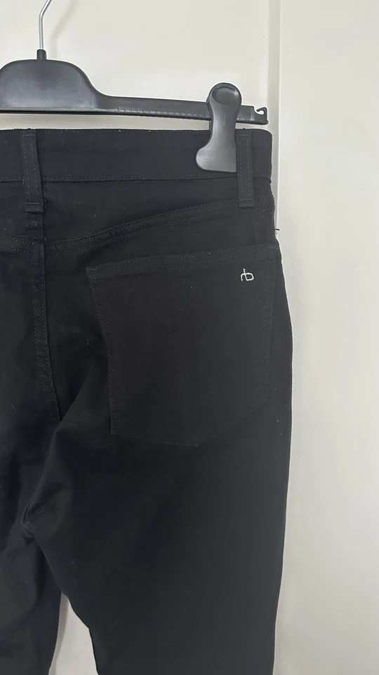 RAG & Bone Jeans Schwarz Gr. 28 Damen 80%BAUMWOLLE Nina High Rise Skinny - Bild 3 von 4