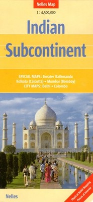 Indian Subcontinent Road Map by Nelles (2007) (BRAND NEW)