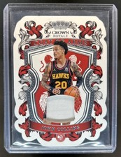 2021-22 Panini Crown Royale John Collins Coat of Arms Jersey #CT-JCL Hawks