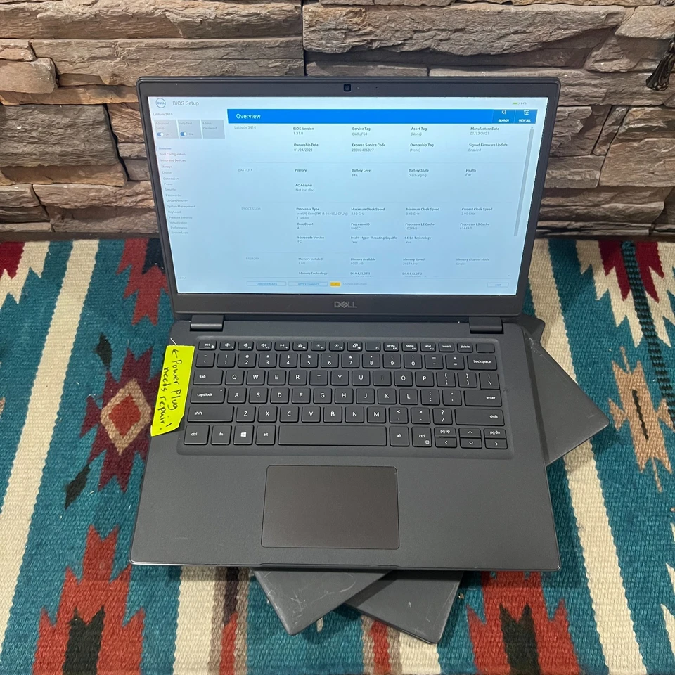 LOTE DE 3! Laptop Dell Latitude 3410 •i5-10210U •8 GB •256SSD Win11 1080P 4 REPARACIÓN Foto 4 de 4