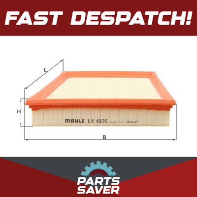Air Filter fits JAGUAR F-PACE X761 3.0D Left 2015 on Mahle GX739601BA T4A6124