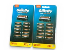 10 PK Gillette Razor Blades Fusion 5 Proglide Men Cartridges New factory Sealed 3.10 per gallon