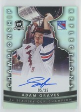 2022-23 UD The Cup Championship Reflections Adam Graves Auto 05/35 #CR-AG