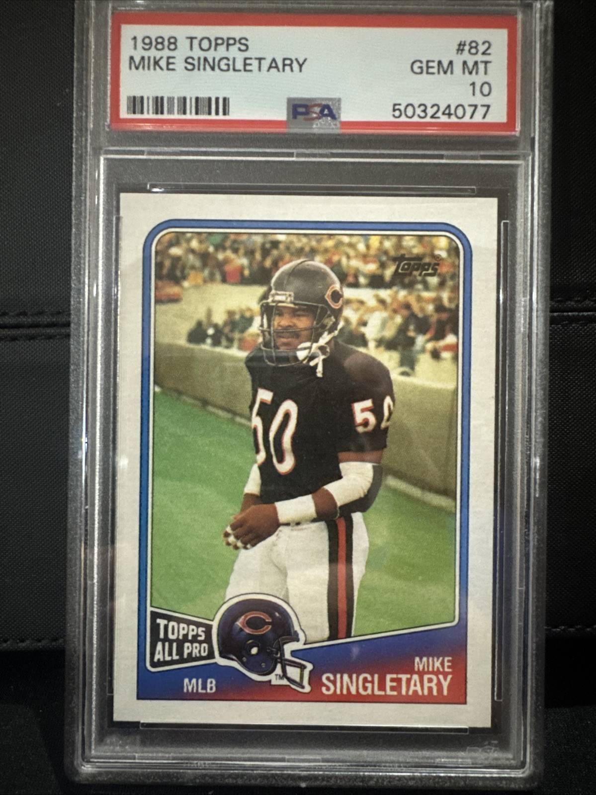 PSA 10 1988 Topps - Mike Singletary #82 Bears HOF