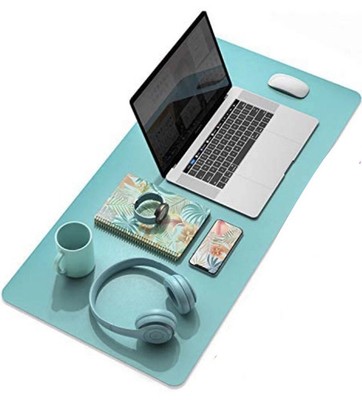 Mauspad türkis groß Büro Schreibtisch Matte rutschfest Gummi Schreibtischunterlage 80 x 40 cm