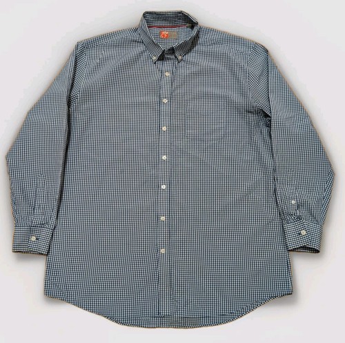 Chick Fil A Employee Button Shirt XL Blue Gingham Plaid Uniform Manager Oobe - Bild 1 von 7
