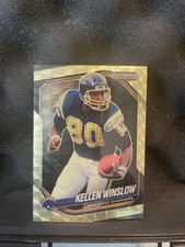 2025 Panini Prizm Black Kellen Winslow Gold Vinyl FOTL /5 Chargers