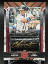 Chipper Jones 2022 Topps Museum Collection Jumbo Lumber Bat Auto Autograph /5