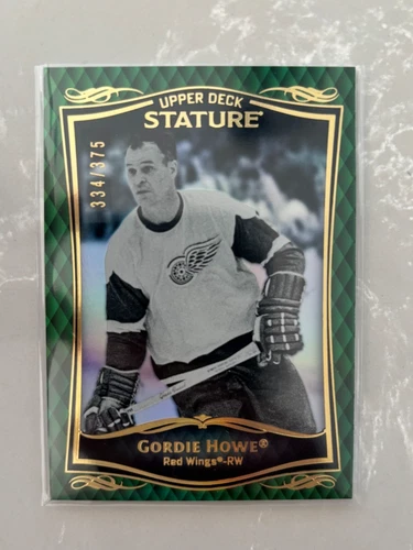 2024-25 Upper Deck Stature Gordie Howe /375 Green #27 Red Wings